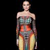 Featured Faux off Neck Stitching Long Sleeve Slim Expansion Dress in Dresses