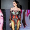 Featured Faux off Neck Stitching Long Sleeve Slim Expansion Dress in Dresses