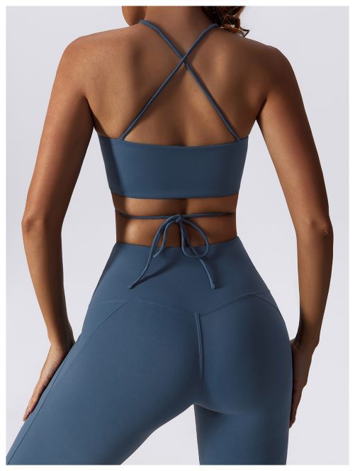 Sexy Nude Yoga Bra Quick-Drying Sports Underwear in Sports Bras