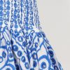 A-Line Bandeau One Shoulder Embroidery Dress in Dresses
