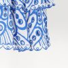 A-Line Bandeau One Shoulder Embroidery Dress in Dresses