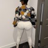 Autumn Winter Retro Three Dimensional Floral Loose Single Breasted Cardigan Short Jacket in Jackets