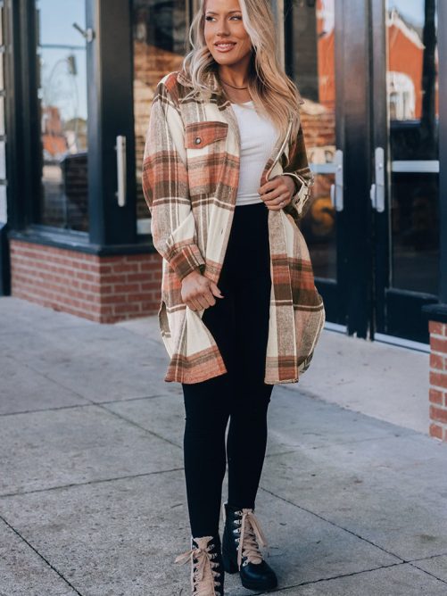 Autumn Winter All Matching Collared Long Sleeve Shirt in Shirts & Blouses