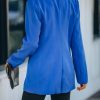 Spring Summer One Button Long Sleeve Candy Color Blazer in Blazers Suits
