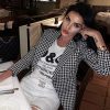 Autumn Winter Small Houndstooth Fashion Short Double Breasted Blazer in Blazers Suits