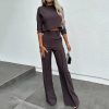 Casual Solid Color Loose Two Piece Suit in Pant Sets