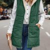 Simple Stitching Plush Double Sided Women Vest Hooded in Vests