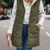 Simple Stitching Plush Double Sided Women Vest Hooded in Vests