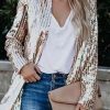 Spring Fashionable Sequ Collared Casual Blazer in Blazers Suits