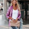 Spring Fashionable Sequ Collared Casual Blazer in Blazers Suits