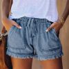 High Waist Slimming Denim Shorts in Shorts