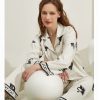 Herringbone Thread Ice Silk Pajamas in Pajamas Sets