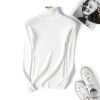 Long Sleeve Slim Fit Slimming Solid Color Korean Fresh Knitted Bottoming Sweater in Sweaters