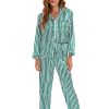 Satin Long Sleeved Trousers Home Wear Pajamas in Pajamas Sets