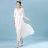 V Neck Half Sleeves Dress in Dresses