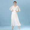 V Neck Half Sleeves Dress in Dresses