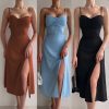 Summer Trendy Waist Trimming Spaghetti Straps Dress in Dresses