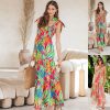 Elegant Printed Backless Cami Dress in Dresses