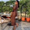 Long Sleeve Street One Step Dress in Dresses