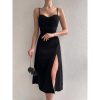 Summer Trendy Waist Trimming Spaghetti Straps Dress in Dresses