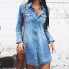 Sexy Denim Dress in Dresses
