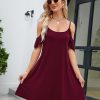 Off Shoulder Ruffle Sleeve Dress in Dresses