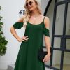 Off Shoulder Ruffle Sleeve Dress in Dresses