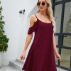 Off Shoulder Ruffle Sleeve Dress in Dresses