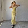 Floral Strap Maxi Dress in Dresses
