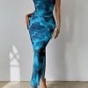 Tube Top Sleeveless Printed Dress in Dresses