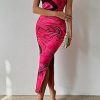 Tube Top Sleeveless Printed Dress in Dresses