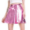 Metallic Umbrella Pleated Skirt in Skirts
