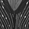 Mesh Drilling Long Dress in Dresses