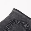 High Waist Irregular Asymmetric Washed Shorts in Shorts