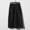 Double Pocket Elastic Waist Elegant Large Skirt in Skirts