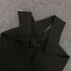 Sexy Cross Hollow Out Cutout Rhinestone Bandage One Piece Dress in Dresses