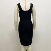 Sexy Cross Hollow Out Cutout Rhinestone Bandage One Piece Dress in Dresses