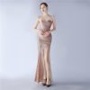 Heavy Industry Shrink Fold Wrinkle Craft Simple Retro Tube Top Evening Dress in Dresses