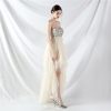 Floral Sequin Stitching Mesh Tube Top Dress in Dresses