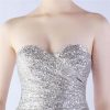 Heavy Industry Shrink Fold Wrinkle Craft Simple Retro Tube Top Evening Dress in Dresses