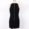 Sleeveless Sexy Black Beads Dress in Dresses