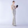 Heavy Industry Shrink Fold Wrinkle Craft Simple Retro Tube Top Evening Dress in Dresses