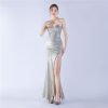 Heavy Industry Shrink Fold Wrinkle Craft Simple Retro Tube Top Evening Dress in Dresses