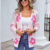 Floral Cardigan Sweater in Sweaters