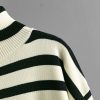 Striped Turtleneck Sweater in Sweaters
