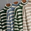 Striped Turtleneck Sweater in Sweaters