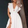 Sexy Large Swing Deep V Plunge Dress in Dresses