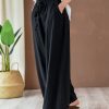 Cotton Linen Artistic Yoga Wide Leg Pants in Pants