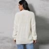 Thread Knitted Long Sleeved Personalized Design Print Warm Sweater in Sweaters