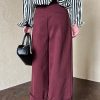 High Waist All Matching Slimming Straight Wide Leg Pants in Pants